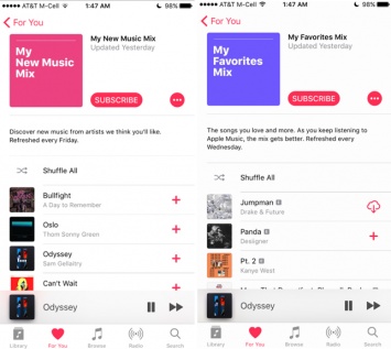 В Apple Music появятся персонализированные плейлисты