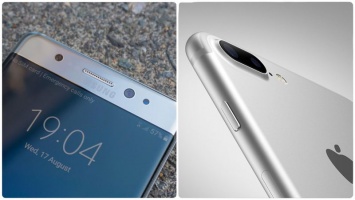 IPhone 7 Plus против Samsung Galaxy Note 7: дизайн, характеристики, цены