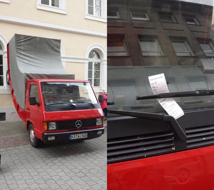 В Германии полиция выписала штраф скульптуре