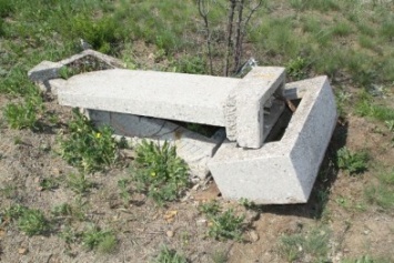 В Запорожской области малолетние преступники повредили 23 могилы