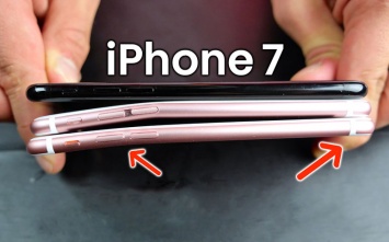 IPhone 7 выдерживает испытание на изгиб хуже предшественника [видео]