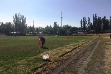 У херсонской ДЮСШ "Кристалл" пропали тренировочные ворота