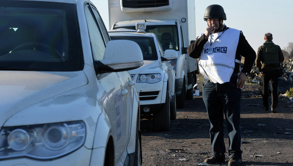 Террористы на Донбассе обстреляли миссию ОБСЕ