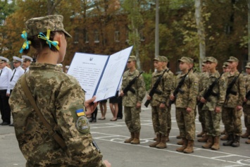 В Николаеве курсанты учебного центра ВМС приняли присягу на верность украинскому народу