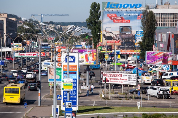Исследование: где в Киеве больше всего наружной рекламы