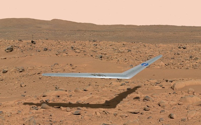 NASA планирует отправить на Марс летающий планер