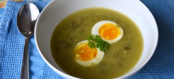 Щавелевый суп с яйцом - рецепт