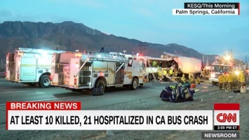 В ДТП в Калифорнии погибли 13 человек