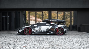 Боевая Ламба: 800-сильный Lamborghini с багажником на крыше и в камуфляже