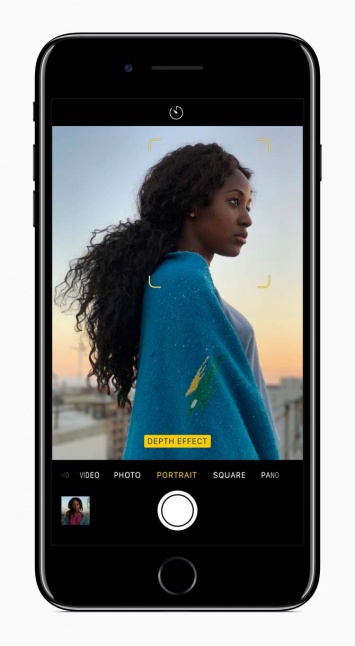 Портретная съемка на iPhone 7 Plus стала доступна с обновлением iOS 10.1