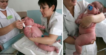 Этот новорожденный побил рекорд по весу
