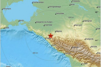 Недалеко от Крыма произошло землетрясение магнитудой 4,6