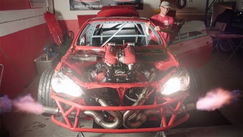 На «Тойоте» GT86 впервые запустили двигатель от Ferrari 458 Italia