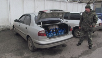 В Луганской области задержали харьковчанина с контрафактным алкоголем