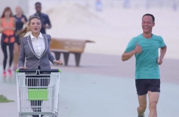 «Спортзал на колесах»: Lipton выпустил магазинную тележку для подсчета калорий