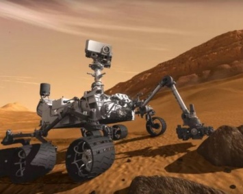 Curiosity заметил странный металлический метеорит на Марсе