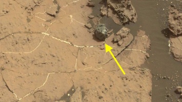 На Марсе обнаружен необычный круглый металлический метеорит