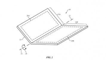 Apple запатентовала сгибающийся пополам смартфон