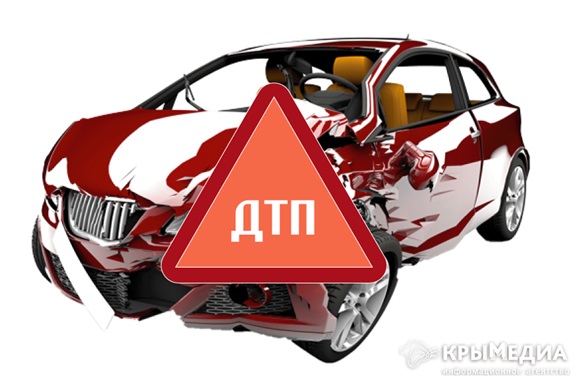 В Крыму ехавшая от границы машина врезалась в ограждение и перевернулась: один человек погиб, трое пострадали