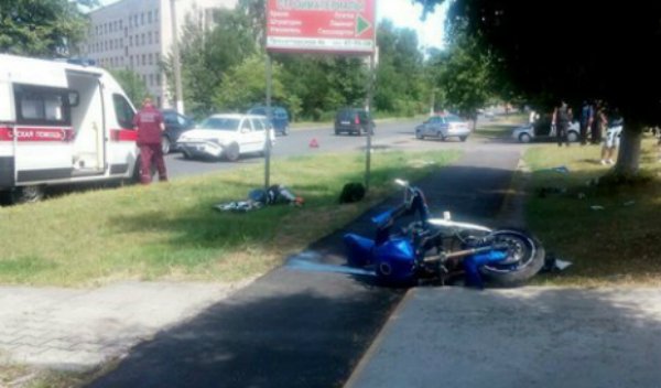 В Барановичах насмерть разбился мотоциклист