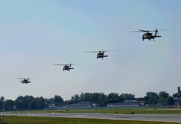 В аэропорту Львова были замечены боевые самолеты армии США