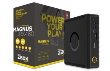 ZOTAC MAGNUS ERX480 - первый в мире игровой мини-ПК с графикой AMD Radeon