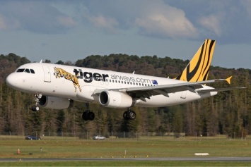 Самолет Tigerair экстренно сел в Гонконге из-за трещины в стекле