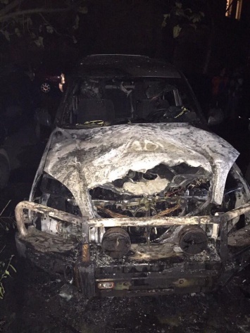 В Киеве сожгли автомобиль подруги жены мэра Глухова