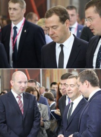 Медведев уснул на промышленной выставке (ФОТО)