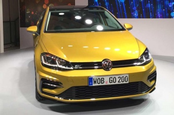 Volkswagen Golf 2017 - обновленный Гольф с диодными фарами и электронной приборкой