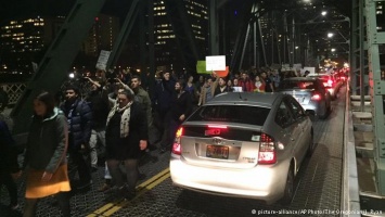 Во время протестов против Трампа в Портленде ранен один из демонстрантов