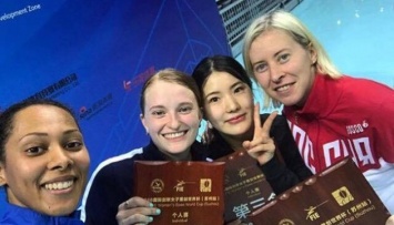 Украинская шпажистка завоевала "серебро" на этапе Кубка мира