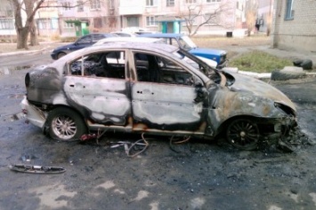 Кто сжег автомобиль в Покровске?