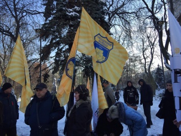 Митинг под Нацбанком окончательно возглавили политические партии