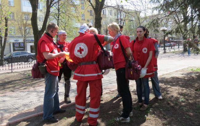 "Красный Крест" направил 160 т гумпомощи на территорию подконтрольную ДНР