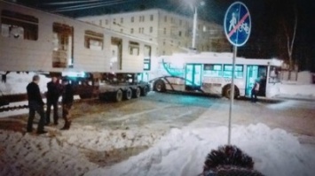 В Твери произошло столкновение троллейбуса с вагоном метро