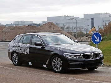 BMW проводит тесты нового универсала 5-серии