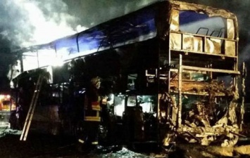 Автобус болельщиков Баварии сгорел на трассе