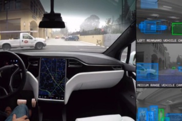 В сети показали, как Tesla "смотрит" на мир: опубликовано видео
