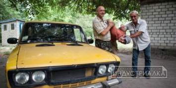 В Запорожье побывал шериф-кинозвезда