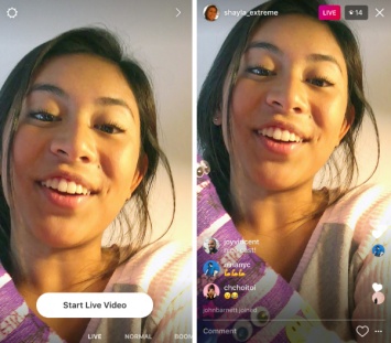 Instagram запустил «живое» видео и исчезающие снимки