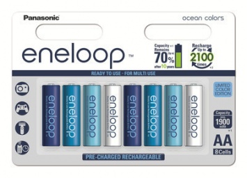 Panasonic представила лимитированную серию аккумуляторов eneloop ocean colors
