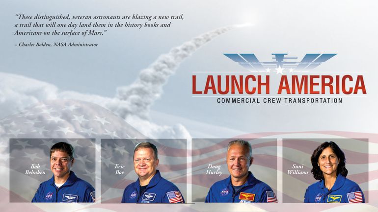 NASA отобрало астронавтов для первого коммерческого пилотируемого полета