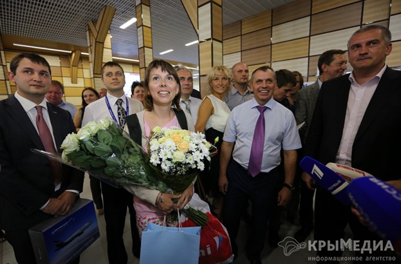 В аэропорту Симферополя приняли двухмиллионного пассажира (ФОТО)