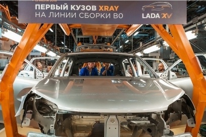 Первый кузов Lada XRay собрали на конвейере
