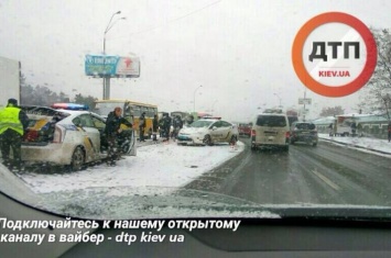 В Киеве произошло масштабное ДТП с погоней и участием "копов"