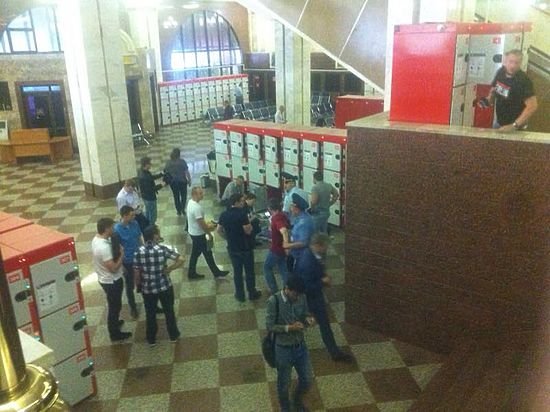 На Казанском вокзале взорвалась сумка-холодильник