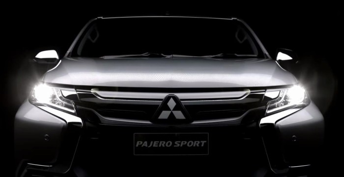 Mitsubishi представила новый тизер 2016 Pajero Sport (видео)