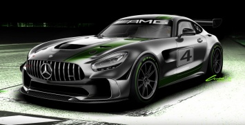 Представлен официальный эскиз гоночного купе Mercedes-AMG GT4