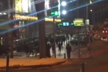 Нападение на турецких фанов в Киеве: появилось видео инцидента